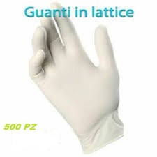 500 GUANTI IN LATTICE - TAGLIA