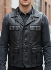 Gilet uomo revers su