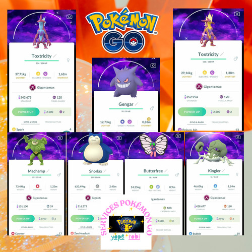 Pokémon shiny gigantamax - pokémon,