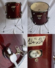 TAMBURO T5 red sparkle timpano