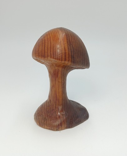 Scultura fungo legno - fungo, in