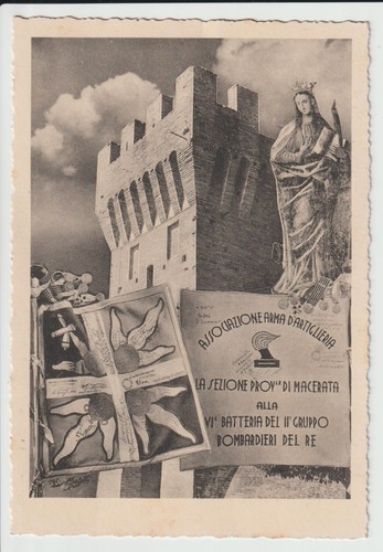 Vecchia cartolina del regg - vecchia,
