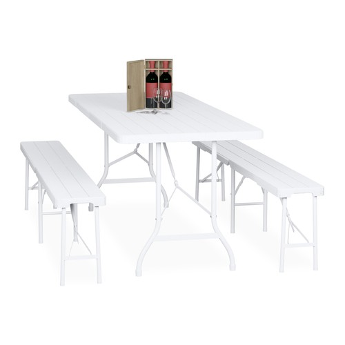 Tavolo birreria panche set - birreria,