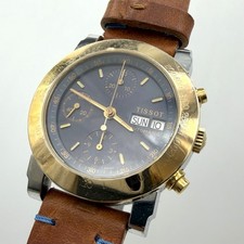 Orologio Uomo Tissot Cronografo Automatico 7750 Anni 1990 Acciaio Oro 38mm L397