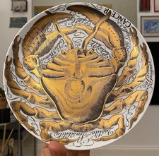 Piero Fornasetti, Gli Influssi Astrali, Placca Zodiacale Cancro Per Corisia 1974