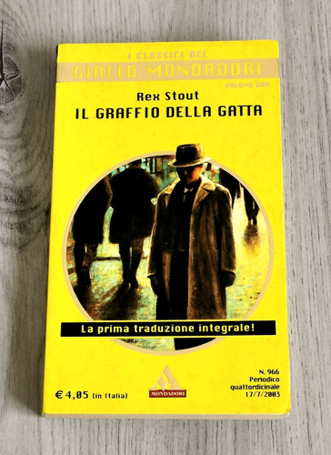 Rex stout graffio della - "il,