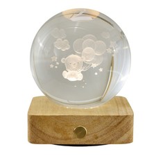 Lampada ORSETTO base legno