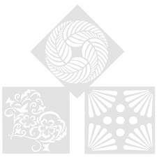  3 pezzi stencil da disegno da