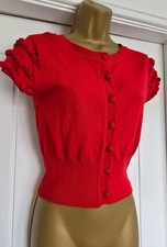 Cardigan rosso vintage anni 50