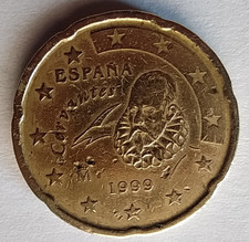 Spagna 20 centesimi di Euro 1999 - DIFETTI DI CONIO
