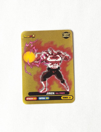 Card jiren limited - jiren, gold