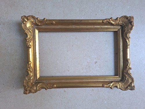 Cornice foto antico legno - foto,
