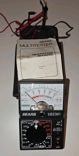 Tester multimetro analogico