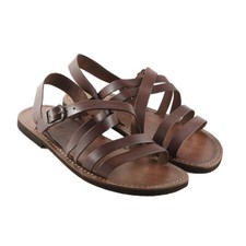 Sandali uomo cuoio e pelle