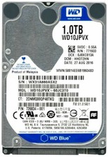 DISCO RIGIDO WD BLUE SCORPIO WD10JPVX 1TB 5400U/min SATA III 8MB CACHE 2.5'' pollici 