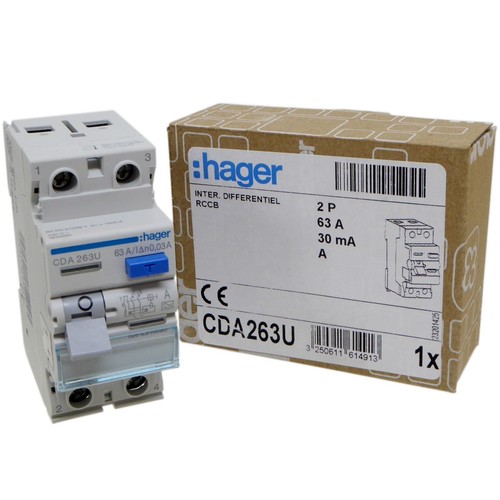 Hager cda263u type - hager, 63