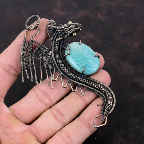 Ciondolo boho drago avvolto - ciondolo,