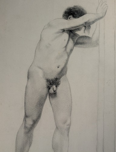 Nudo maschile disegno a - maschile,,