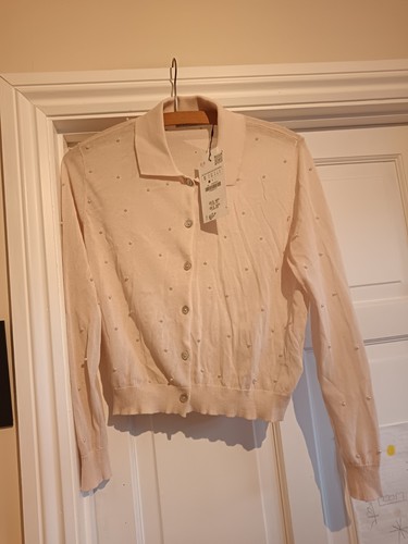 Cardigan zara panna - panna, con