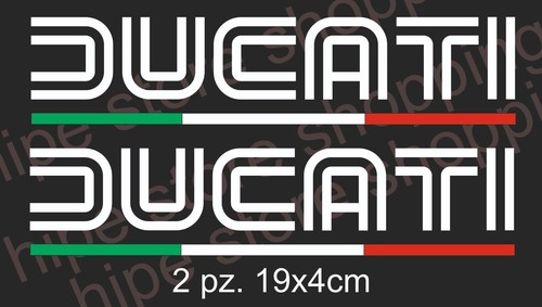 Adesivi serbatoio ducati - adesivi,