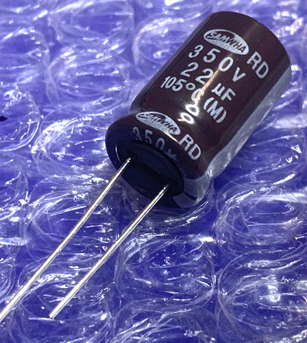 22uf 350v 105 - 22uf,