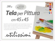 TELA PER PITTURA QUADRO BIANCO