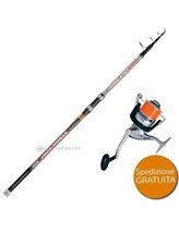 KIT PESCA SURFCASTING OCEANIC STORM SURF 4.00M 200G +OCEANIC SURFCAST 8000 COMBO