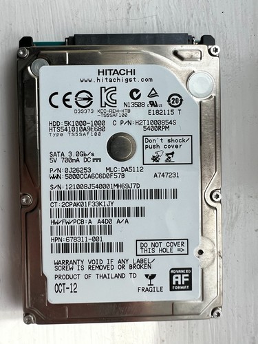 Hitachi 1tb hts541010a9e680 - hitachi,