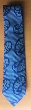 CRAVATTA ENRICO COVERI - BLU VINTAGE TIE 100% SETA SILK ORIGINALE MADE IN ITALY
