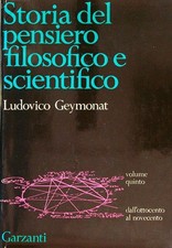 STORIA DEL PENSIERO FILOSOFICO E SCIENTIFICO VOL. V - DALL'800 AL 900