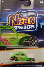 Hot Wheels Custom Volkswagen Beetle Neon Speeders 2/8 2025 JBY93-4B10