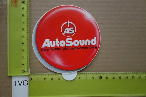 Vecchio adesivo hifi audio - adesivo,