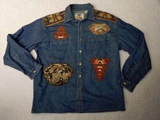 Camicia Egle Jeans uomo L blu