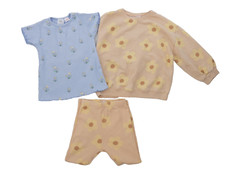 Set completo Zara bambina felpa floreale t shirt leggings lotto di 3 4-5 anni