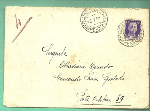 Regno 1941 busta mercatino - regno,