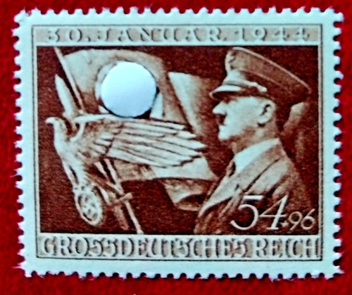 Francobollo adolf hitler - francobollo, dr