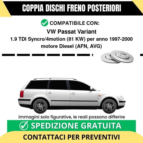 Coppia dischi freno posteriori - dischi,