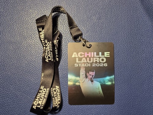 Achille lauro badge concerto - achille,