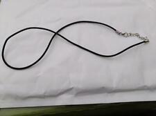 1 girocollo nuovo collana di caucciu con gancio in metallo  Caucciu' gomma nero