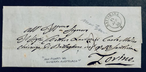 Sardegna 1858 gattinara - 1858,