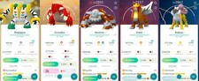 Regigigas, Groudon, Heatran