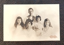 Cartolina Casa Reale Savoia Umberto Iolanda Mafalda Giovanna e M. Francesca FERT