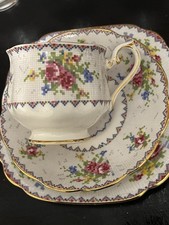 Royal Albert Petit Point Set trio piattino tazza da tè piattino da dessert