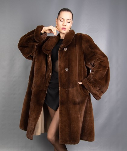 16376 cappotto visone - visone, glamour
