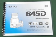 Pentax 645D Manuale Operativo