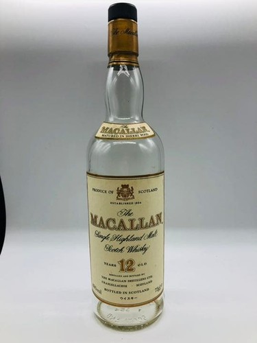 Bottiglia vuota macallan - macallan, 12