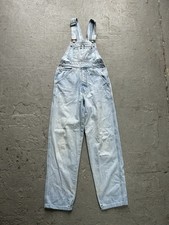 Salopette bavaglino carpentiere Levi’s Silvertab vintage anni 90 jeans larghi taglia XS