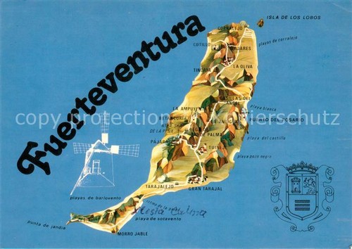 Fuerteventura plano isla - plano, de