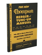 1939-1948 Thompson Trattore Motore Tune-Up Shop Manuale Gas Diesel Riparazione