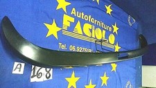 PARAURTI AUTOBIANCHI A112 POSTERIORE LAMA METALLO NERO OPACO A112 STRIPE